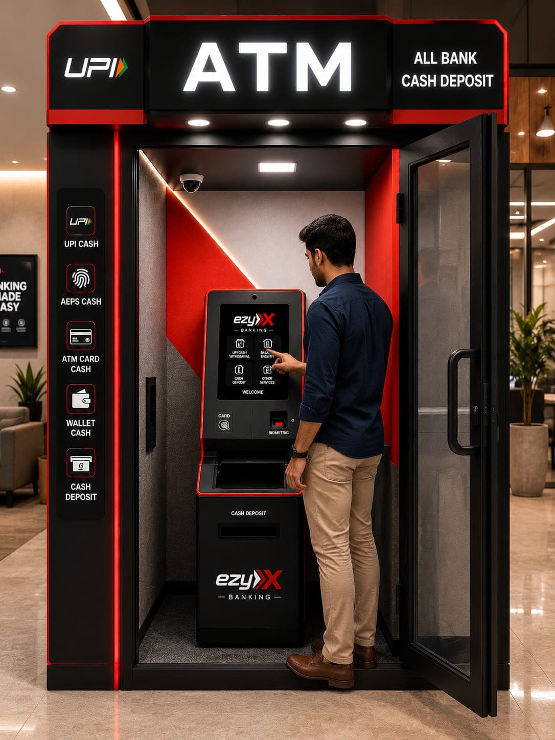 ezyX hybrid banking service